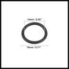 Power Steering Pump O-Ring Inlet Outlet Seals Connector Gasket Fit for Honda Accord - Pack of 4 Black Red Durable Material