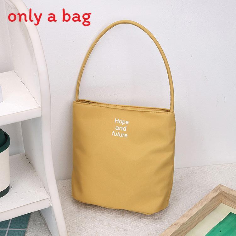Nylon Letter Bag For Women With Zipper Closure For Daily Use