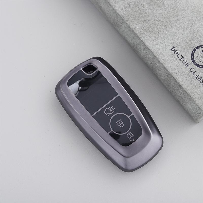 3/4/5 Buttons Tpu Shell Fob Holder For Ford Fusion Edge Mustang Explorer F150 F250 F350 F450 Car Key Case Protector Cover