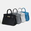 2026 Nouveau Sac à Main pour Femme Motif Autruche Platine Cuir Grande Capacité Sac à Main Léger Luxe Mode Polyvalent Sac Bandoulière