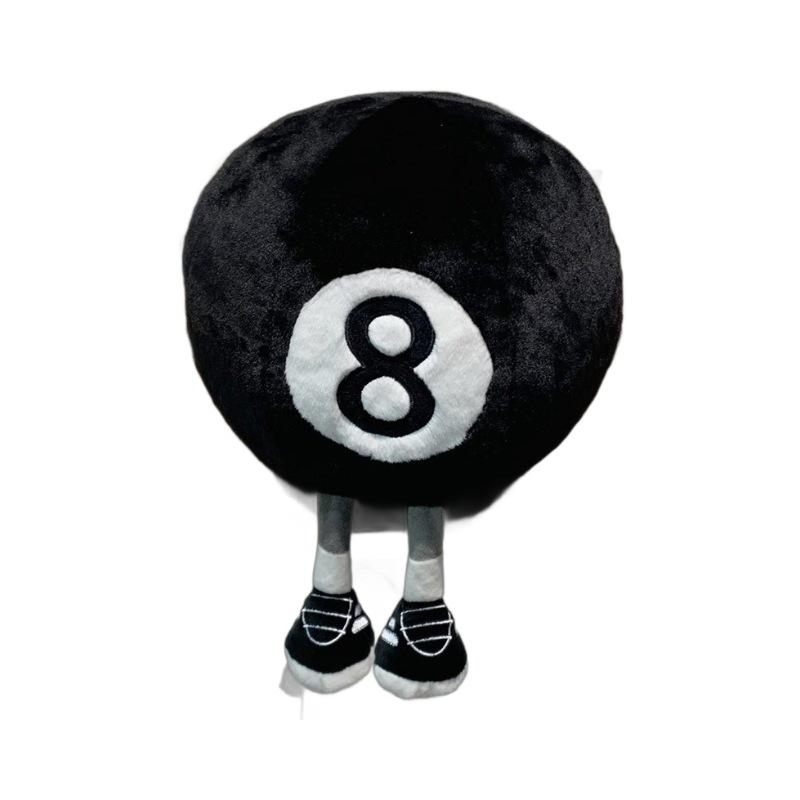 Lustiges Billard Schwarz 8 Puppe Puppe Lustige Kreative Kugel Plüschtier Billard Schwarz 8 Kissen