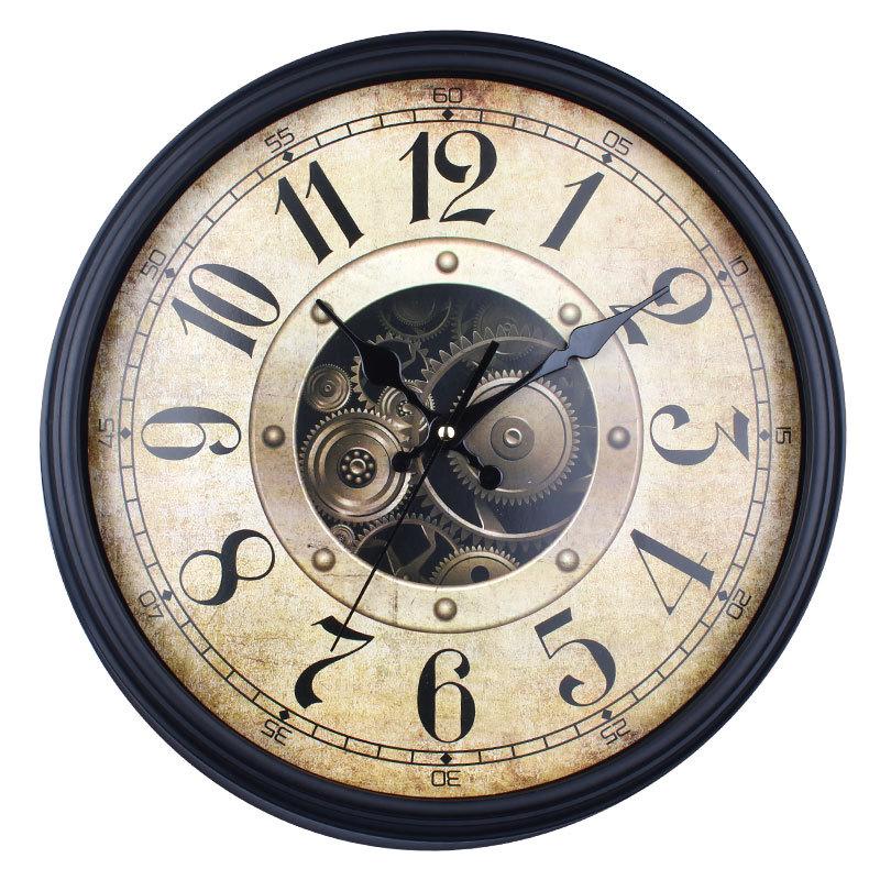 

Ретро Новые Часы Настенные Часы Гостиная Креативная Атмосфера Домашние Часы Настенные Современные Простые Без Пробивания Гвоздями Retro Wall Clock [38CM] Style 4