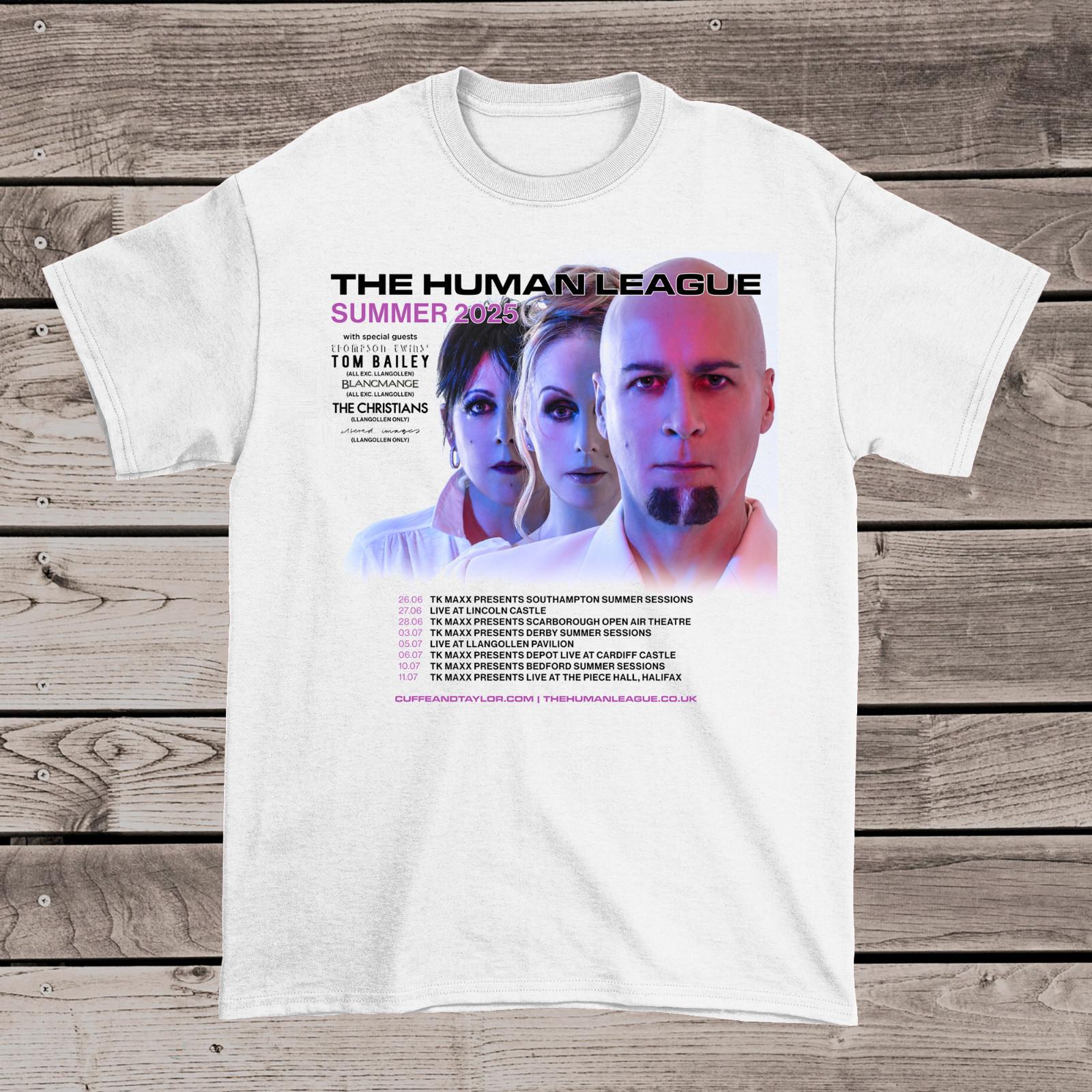 The Human League Band Summer Tour 2026 All Size S-5XL T-shirt S