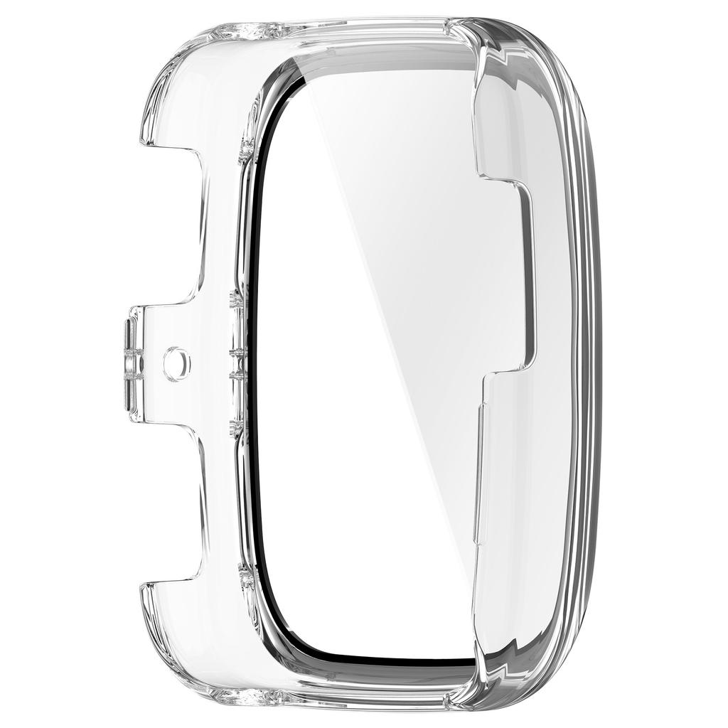Uhrgehäuse mit gehärtetem Glasfilm für Active 2 Quadratischer Schutzabdeckung Smartwatch-Bildschirmschutzfolie Uhrschale