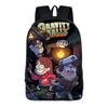 Mochila de Desenho Gravity Falls Com Design Durável e Grande Capacidade Para Estudantes