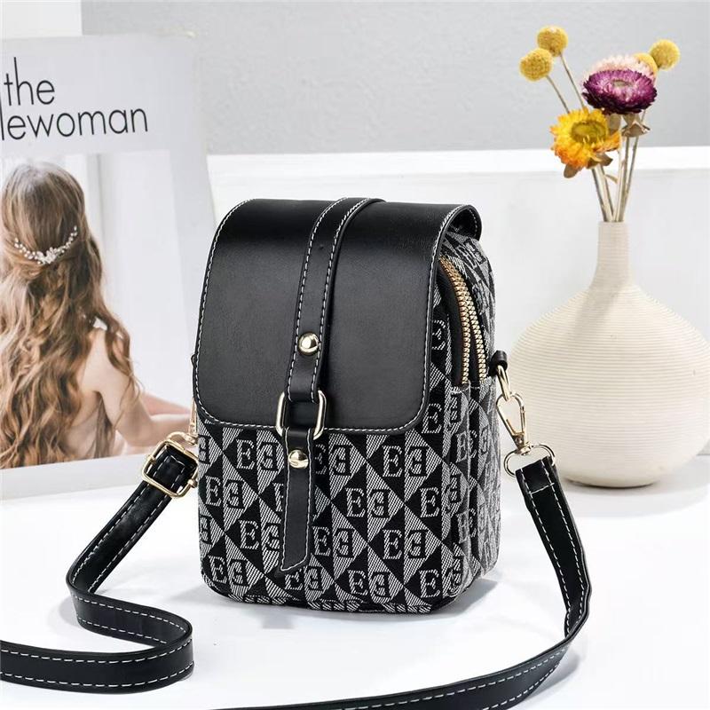 Popular Fashion Print Small Handbag For Ladies, All-Match Stylish Single Shoulder Crossbody Phone Pouch