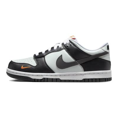 Dunk Low GS Negru Mandarin Strălucitor Adidași Copii Argintiu-Deschis Cenușiu Mediu FN7784-001