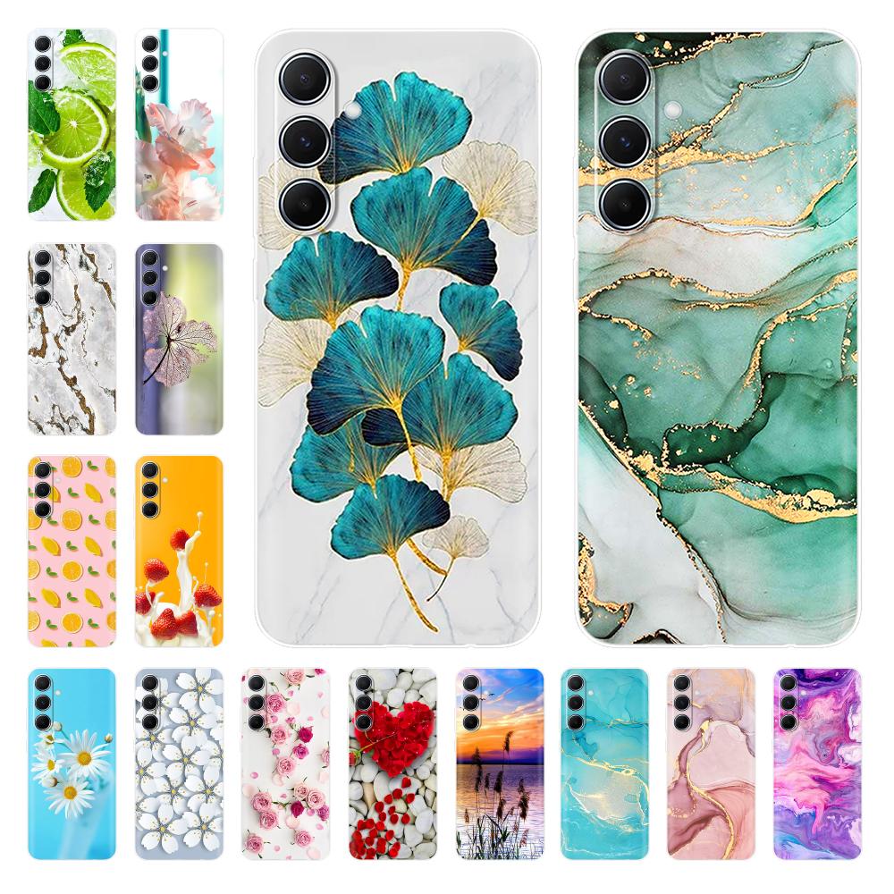 6.7" For Samsung A36 SM-A366E Case Painted Pattern Soft Clear Silicone TPU Cover on For Samsung Galaxy A36 5G A366 Cases Fundas