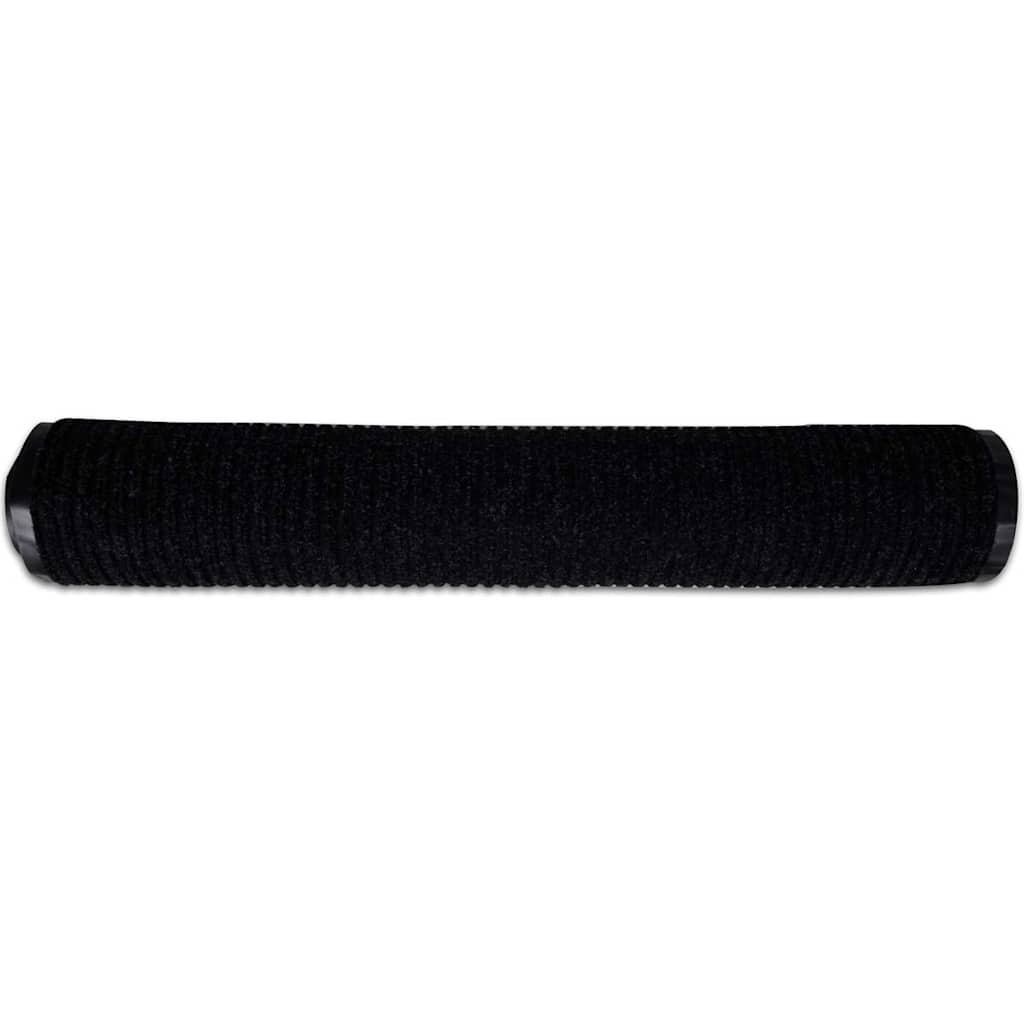 Vidaxl Doormat, PVC, 90 X 120 Cm, Black