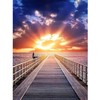 5D diamantová malba Přímořská krajina Plný kulatý vrták Diamantové vyšívání Obrázek Drahokamy Západ slunce Krajina Mozaika Nástěnná dekorace