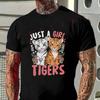 2026 Tiger Lover Girl Design Motorcycle Tshirt Mens Cycling Sportswear Short Sleeve Top Tee