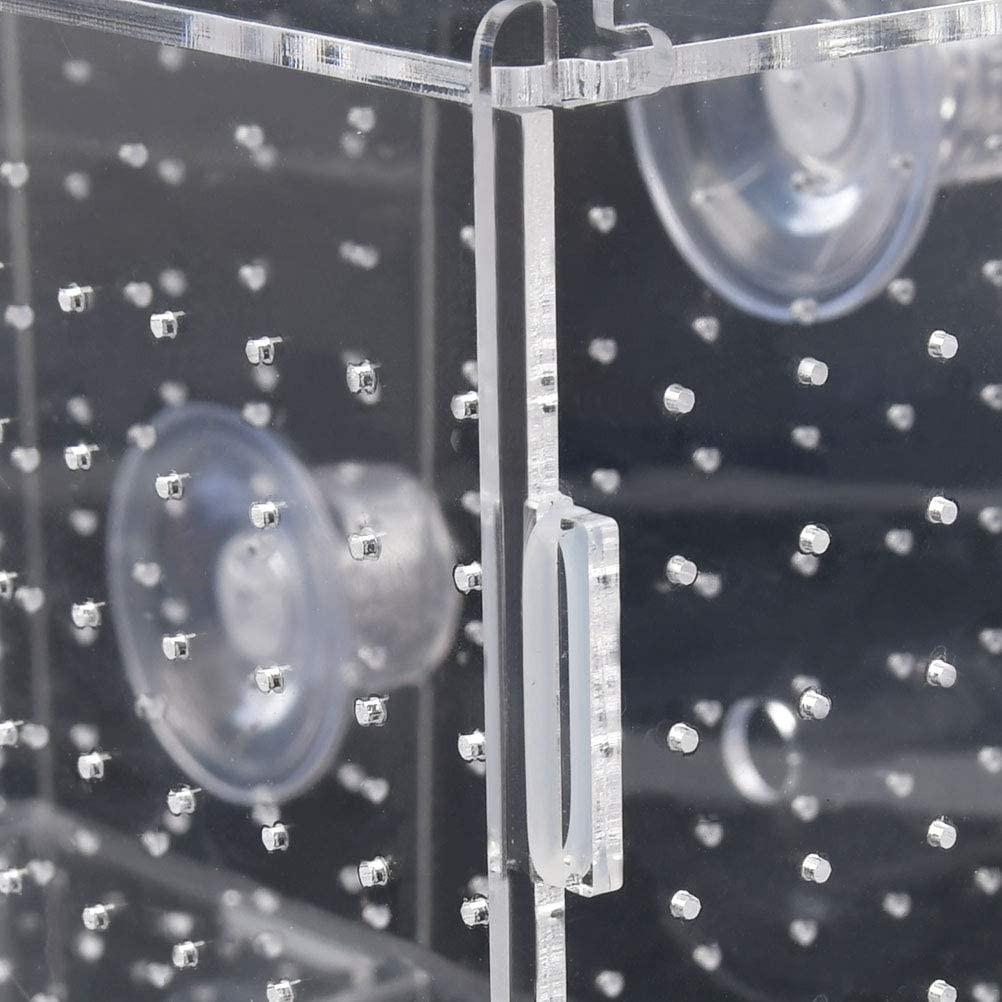 Aquarium Isolation Box Transparent Acrylic Fish Tank Small Fry Breeding Box Single Grid Double Grid Aquarium Supplies