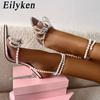 Summer Style White PVC Transparent Women Pumps String Beadbowknot Stripper High Heels Party Prom Shoes