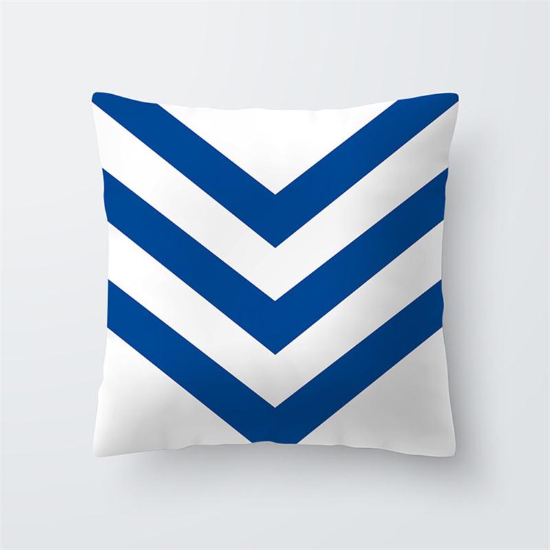 Blue Ocean Starfish Animal Print Pattern Cushion Cover for Home Living Room Sofa Bedroom Decoration Throw Pillow Cover