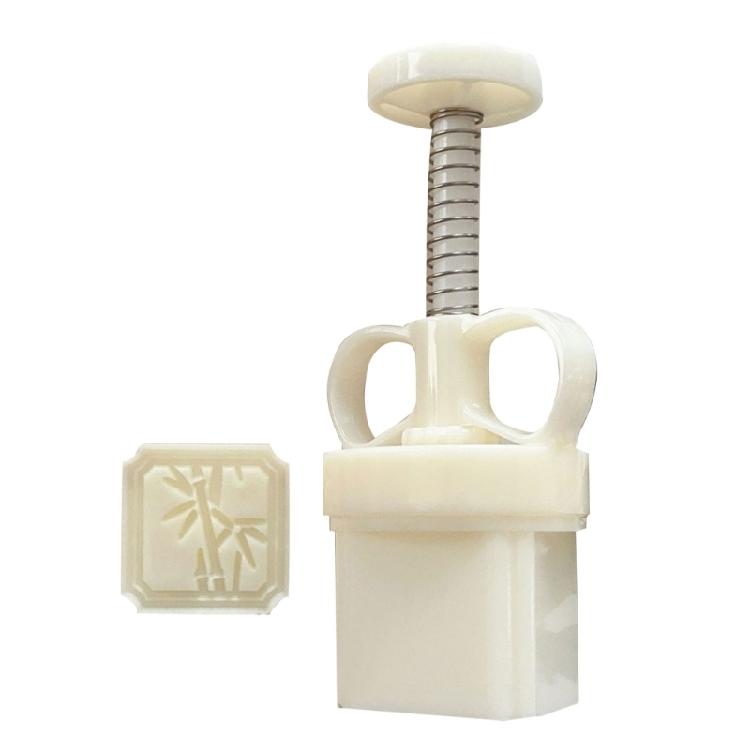 Bamboo Shaped Plastic Mooncake Stamps DIY Mooncake Moulds DIY Baking Accessories 1