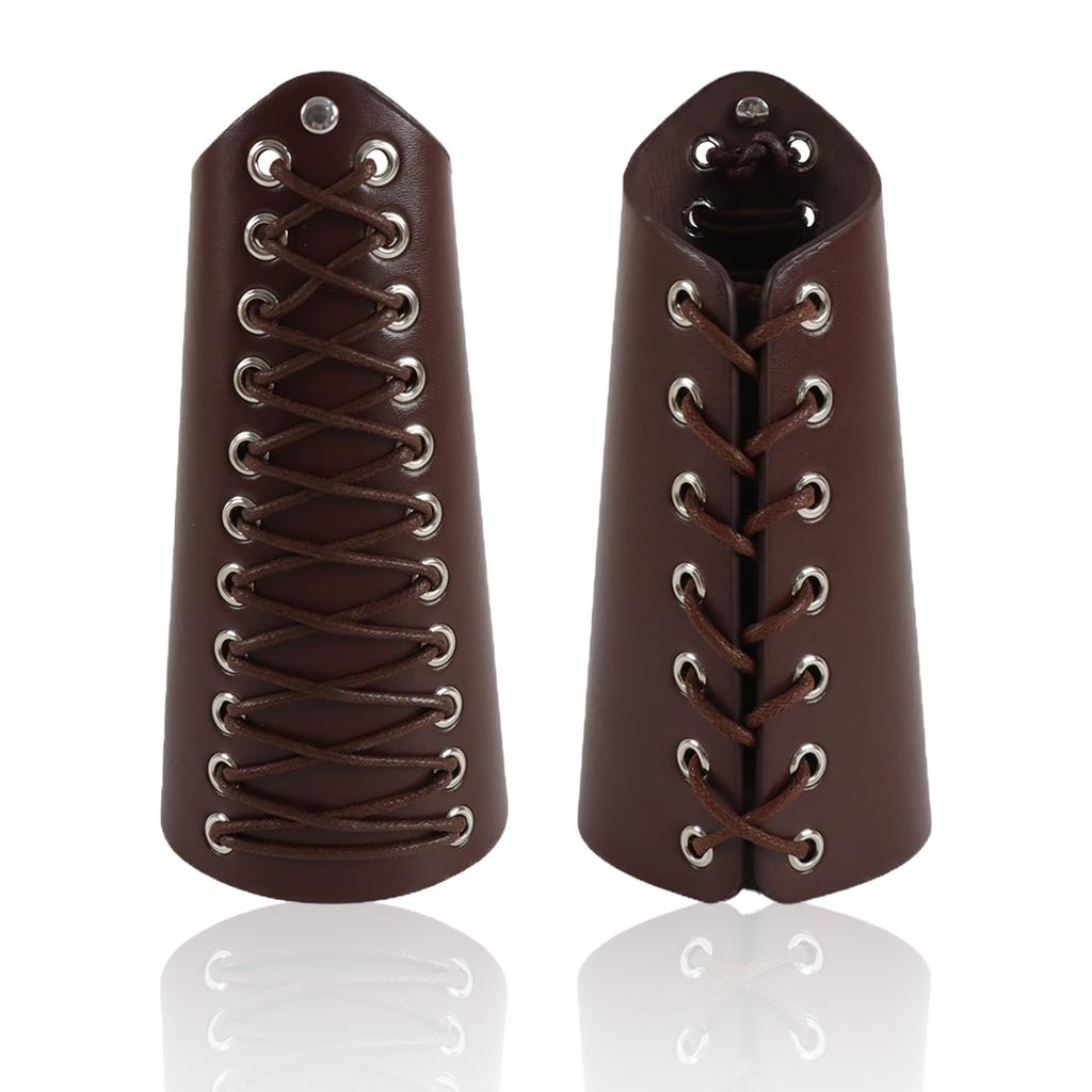 4PCS Medieval Retro Handsome Personality Drawstring Wristband Elf Ear Royal Ear Accessories Set Elf Battle Dress Accessories Set