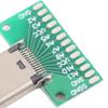 24Pin Soldering PCB Board Type C Female USB 3.1 Test Board Speed 10Gbps Data Transfer Upgrades for Devices Debugging