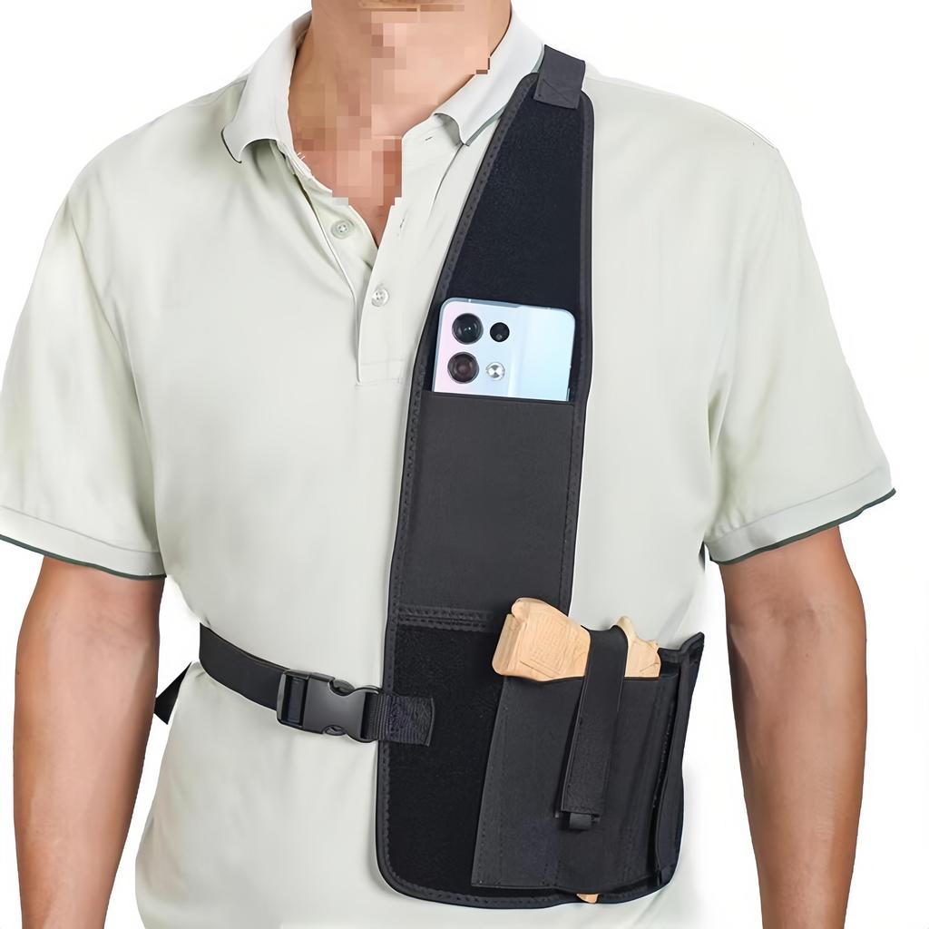 Rubber Neoprene Quick Dial Armpit Holster Gun Bag Right And Left Handed