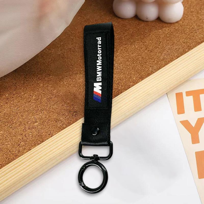 Embroidery Car Keychain Key Chain Motorcycle Logo Keyring Lanyard For BMW X1 X3 X4 X5 E46 E90 F20 E60 E39 F10 M1 M2 M3 M5 M6 E87 gzsh02