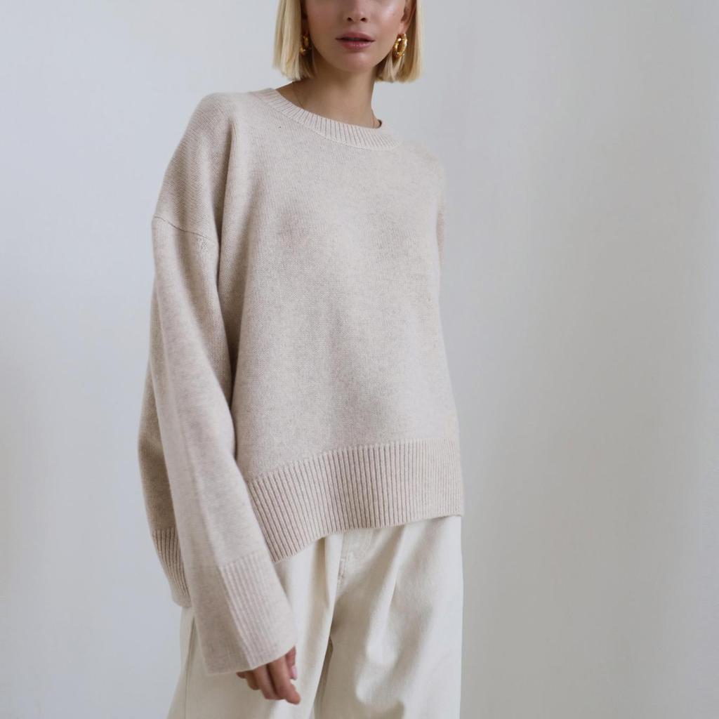 Korean Autumn Winter Sweater Women O-neck Knitted Jumper Long Sleeve Loose Tops  Ladies Pullover Warm Female Sweaters