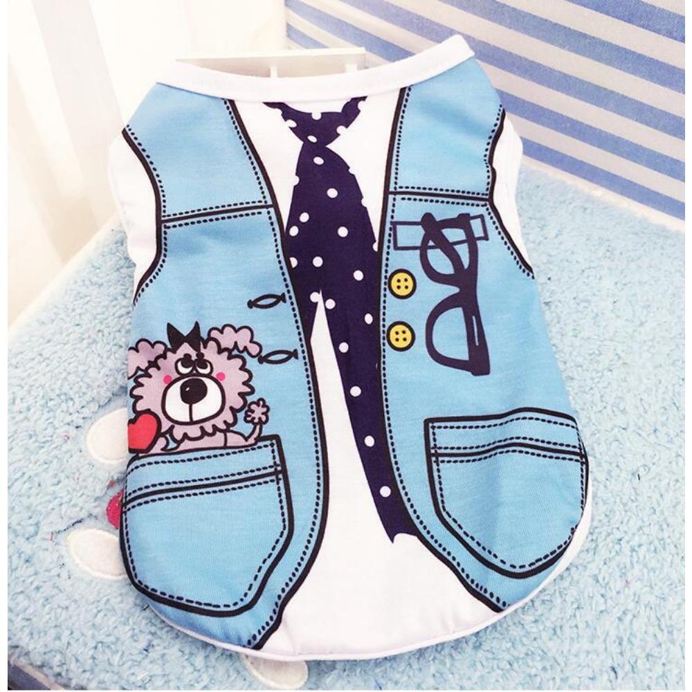Pet Spring and Summer Kitten Vest Dog Cat Clothes