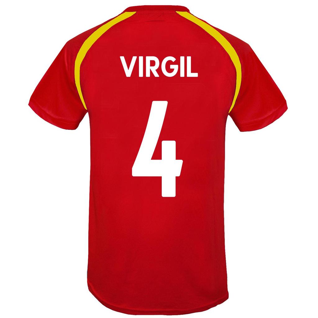 Liverpool FC Mens Virgil 4 Polyester T-Shirt