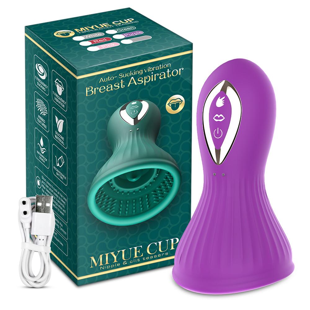 Wibrator do ssania sutków dla kobiet z lizaniem językiem, masażer piersi, ssak łechtaczki, stymulator łechtaczki, zabawki erotyczne dla kobiet