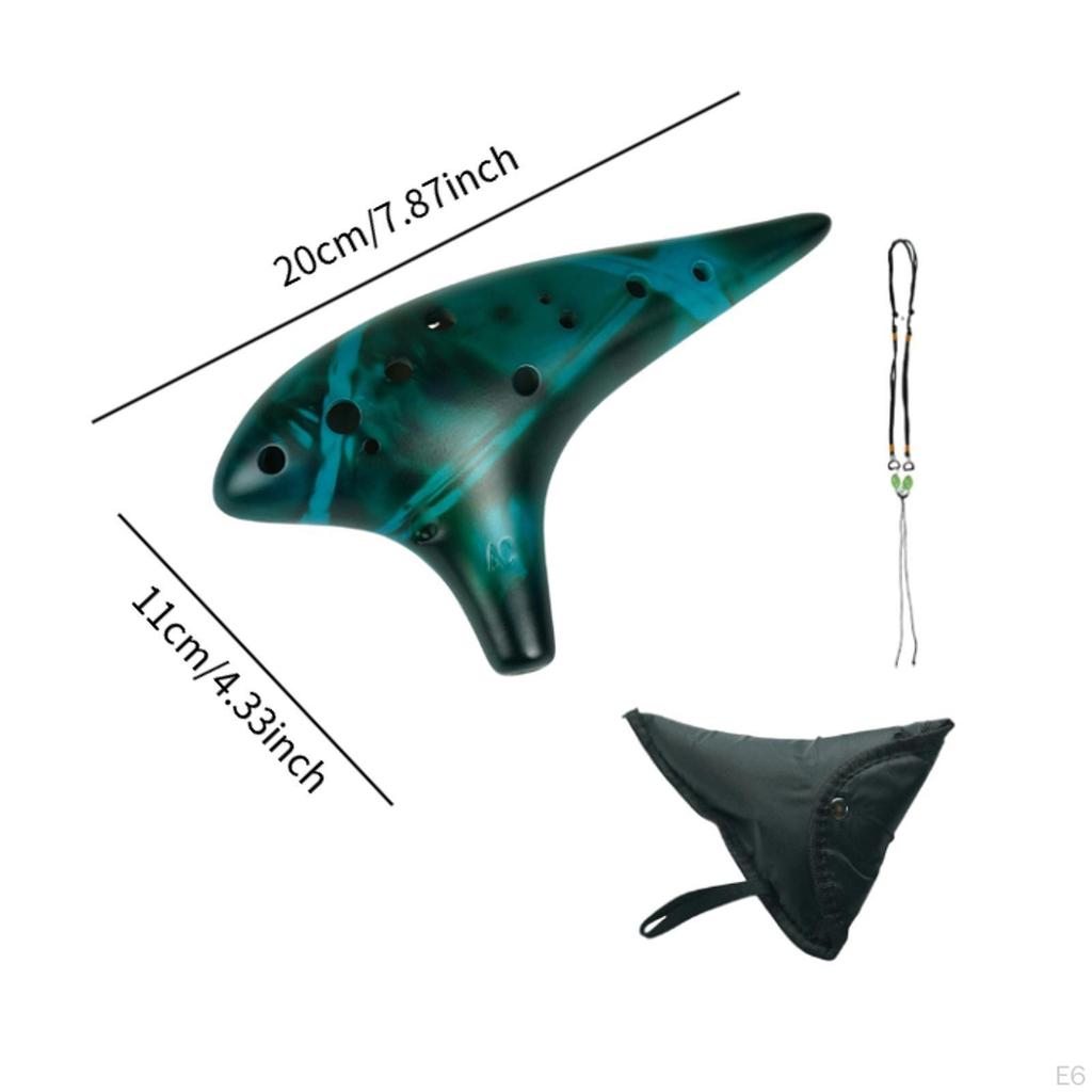 12 Hole Ocarina's Musical Instrument Reiner Ton Beautiful Ocarina for Beginner Gift