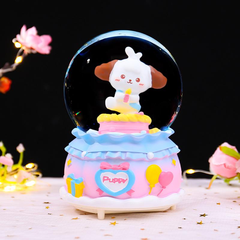 Astronaut Crystal Ball Music Box Ornament - Student Snow Globe Birthday Gift