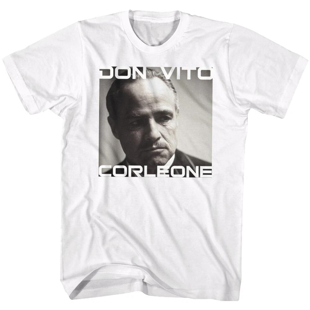The Godfather Movie Don Vito Corleone Black & White Photo Men s T Shirt S