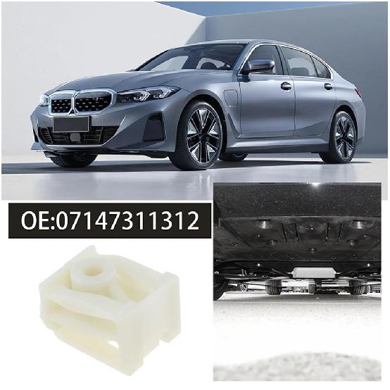 10Pcs Car Fender Clips Front And Rear Fender Liner C-shaped Clip Plastic 07147311312 For BMW X1 X5 X6 Car Accessories