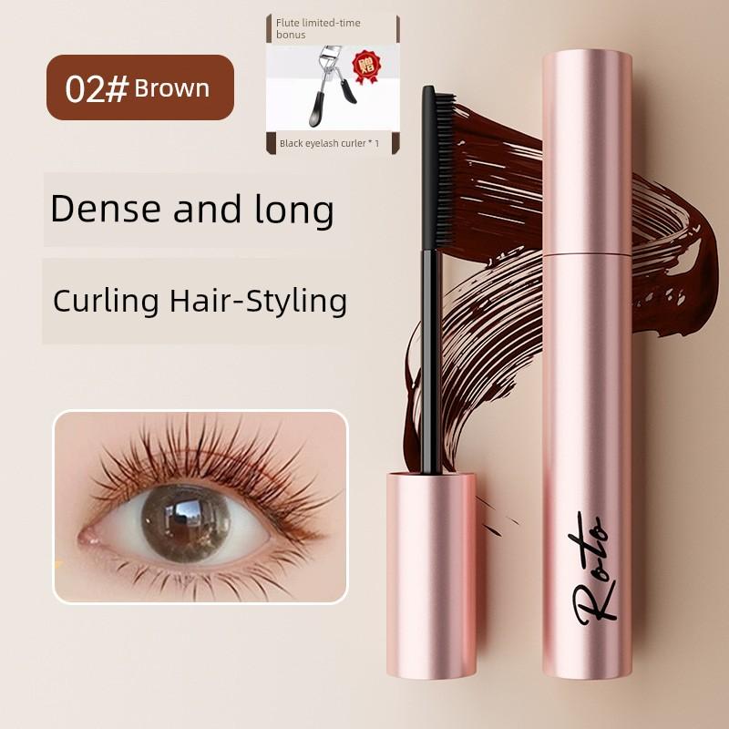 Little Sun Mascara Long Curling Lasting Hair-Styling Not Smudge Smear-Proof Makeup Waterproof Sweatproof Official Flagship Store Genuine Goods