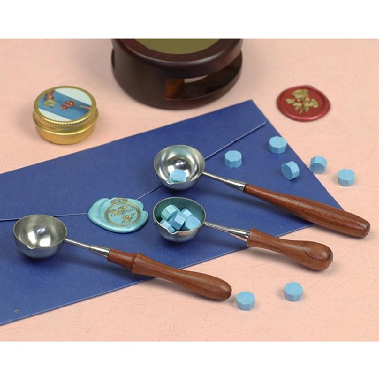3 Pcs/Set Wax Sealing Melting Spoon Wax Seal Spoon Sealing Stamp Melting Spoon for Wax Seal Stamp Envelope