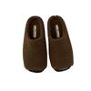 Retro Lamb Wool Plush Slippers Women's Outer Wear 2025 New Small Fragrant Splicing Lazy One-pedal Cotton Mop