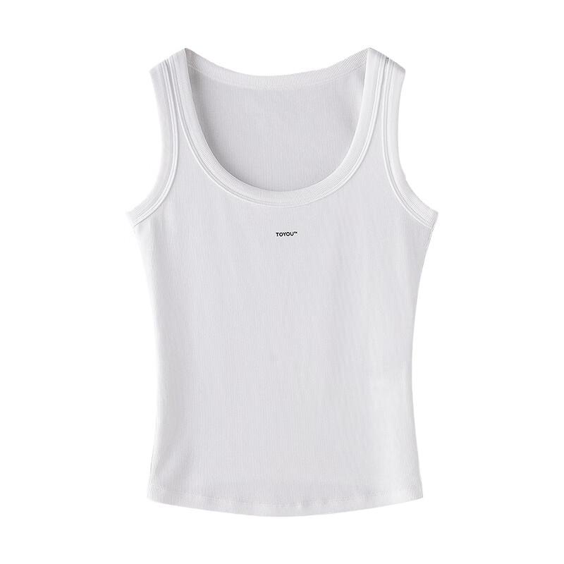 Chuyu Women's Soft Smooth Elastic U-Neck Vest Top