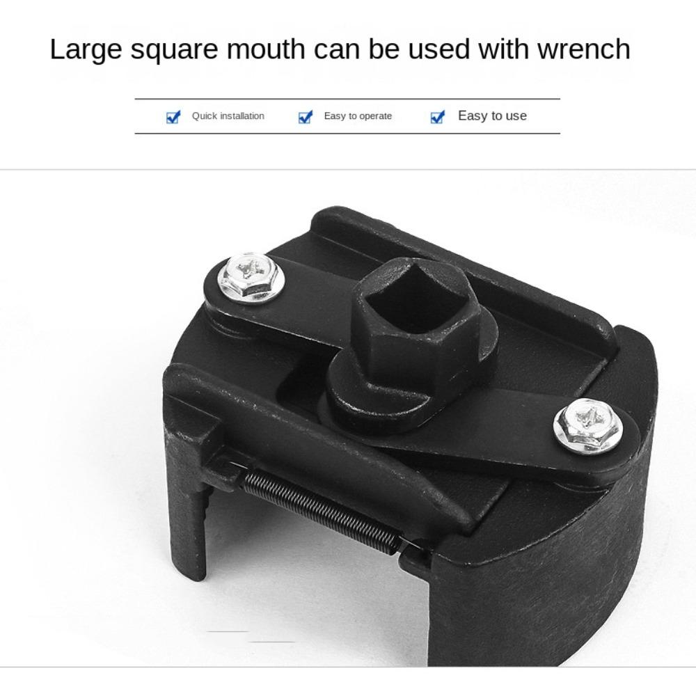 Adjustable Oil Filter Wrench 3-1/8 inch Oil Filter Removal Puller Repair Tool Fuel Filter Wrench