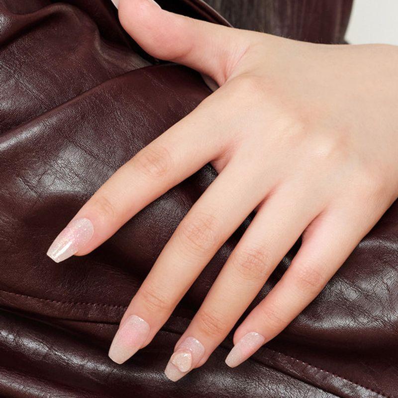 

MUZMAK Reusable Nail Tips Peony (Coffin) 1EA