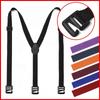 2.5Cm Width Men'S Suspenders  Creative 3 Hooks Suspenders Man Pants Casual Mens Trouser Suspenders  Adjustable Brace