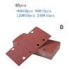Multipurpose 185x93mm Flocking Sandpaper Sheets 8 Hole Design Anti Static Abrasives For DIYer Projects Smooth Finishing