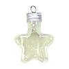 Hanging Clear Plastic Storage Bottle Wall Mountable Bottle for Jewelry Earrings Rings Portable Decorative Container