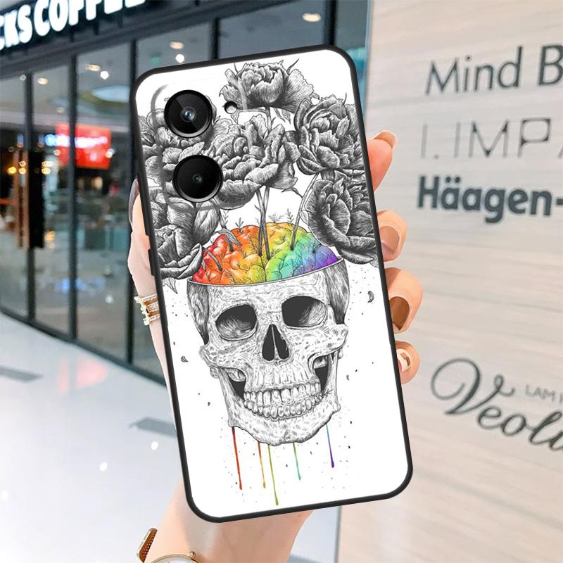 Medical Human Organs Brain Case For Realme 15 14 13 12 11 Pro Plus GT6 GT7 Pro C55 C51 C35 C53 C61 C65 C67 C63 C71 C75