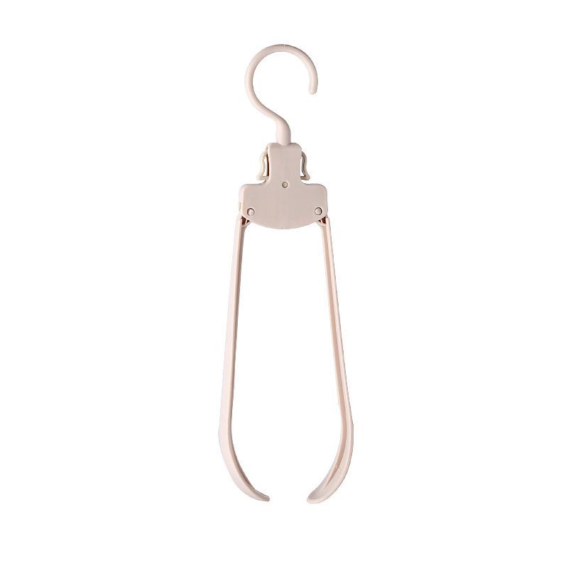 T Portable Travel Folding Clothes Hanger Home Carrying Plastic Non Slip Outdoor Travel Multi Functional Magic Clothes Hanger