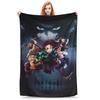 Kimetsu Demon Slayer Blankets Velvet Spring/Autumn Anime Kimetsu No Yaiba  Super Warm Throw Blankets for Bed Outdoor Rug Piece