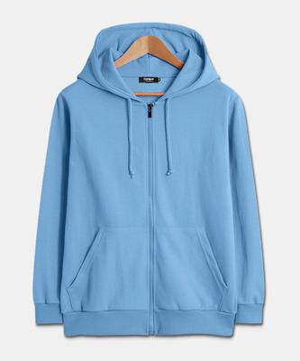 Topboy [Non-Fleece Or Fleece] Standard Fit Zip-Up Hoodie Sky