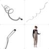 KADAX Aluminum Spiral Plant Pole 120cm 10pcs