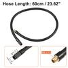 ONE 60cm Car Threaded Tire Inflator Extension Hose Chuck Adapter Tire Valve Pipe