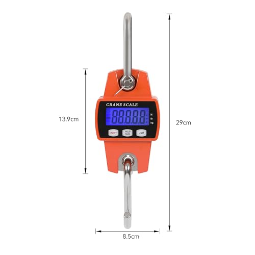 HFS(R) Portable 300kg Hanging Scale, Digital Crane Scale, for Commercial and Industrial Use