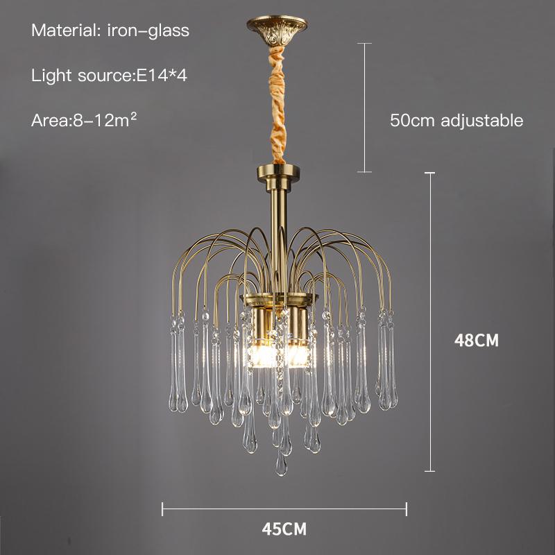Glass Ceiling Chandeliers Living Room Decor Lights Ceiling Hanging Lamp Dining Bedroom Lighting E14 Pendant Lamps