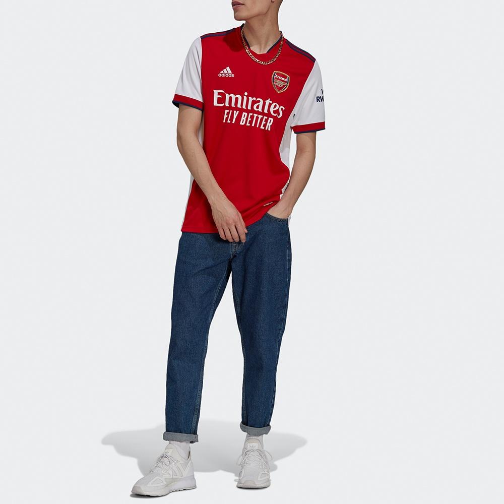 Men's Adidas Afc H Jsy Training Sports Short Sleeve Soccer/Football SW Fan Edition Arsenal Home Red GM0217