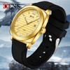 OFNS Fashionable Thin Men's Quartz Watch Waterproof Night Light Single Calendar Simple Ccasual Men's Quartz Watch